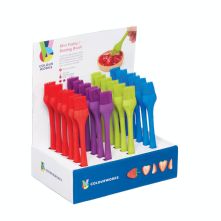 Colourworks Brights Silicone Mini Pastry Brushes available in 4 Colours